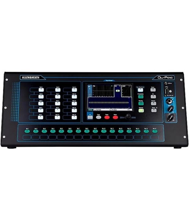 Allen & Heath QU-PAC Ultracompact Digital Mixer With Touchscreen Control