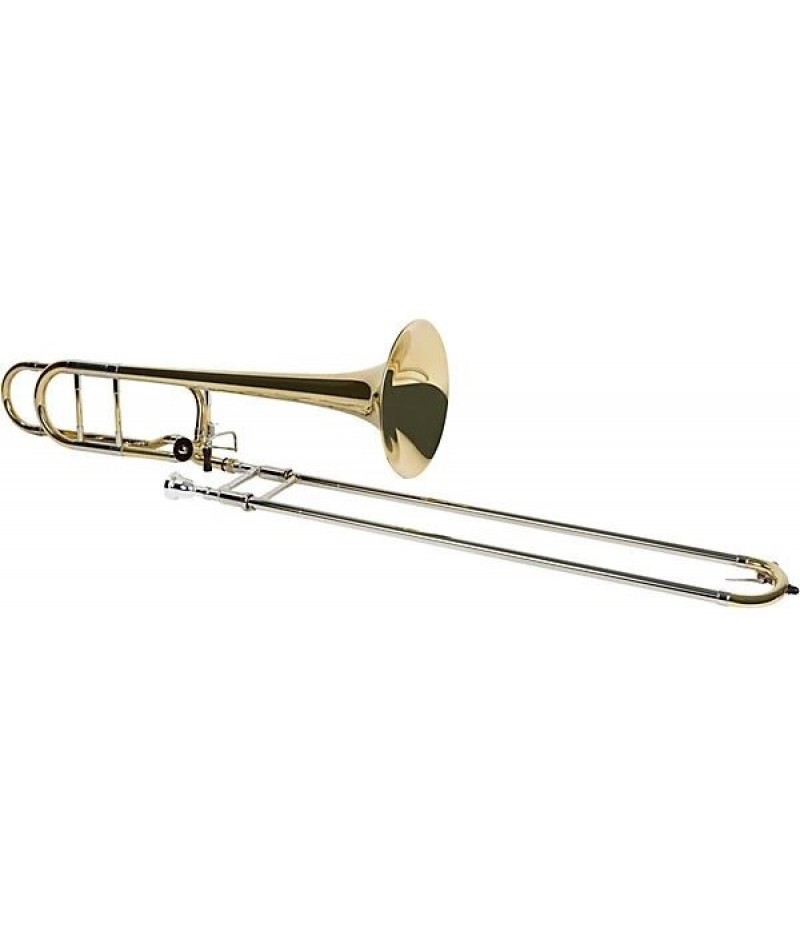 Allora ATB-450 Vienna Series Intermediate F-Attachment Trombone Lacquer Yellow Brass Bell