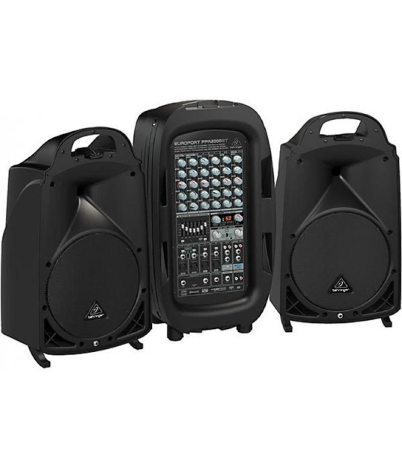 Behringer EUROPORT PPA2000BT 8-Channel Portable PA System