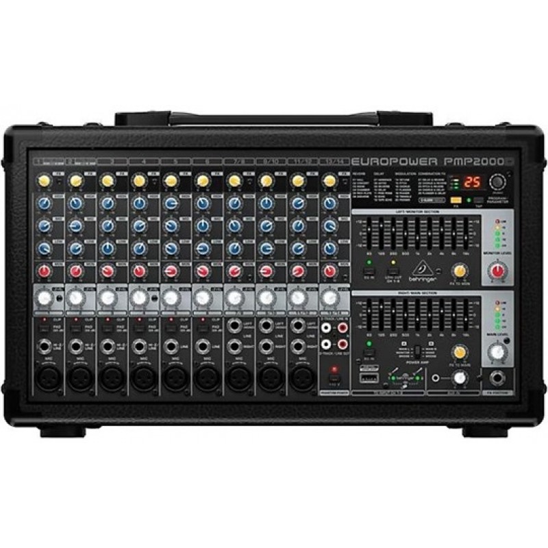 Behringer EUROPOWER PMP2000D 14-Channel 2,000W Powered Mixer