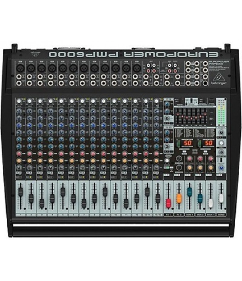 Behringer EUROPOWER PMP6000 20-Channel 1,600W Powered Mixer