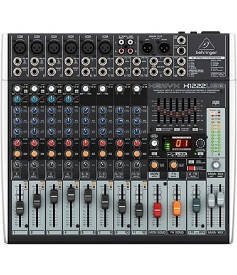 Behringer XENYX X1222USB USB Mixer With Effects