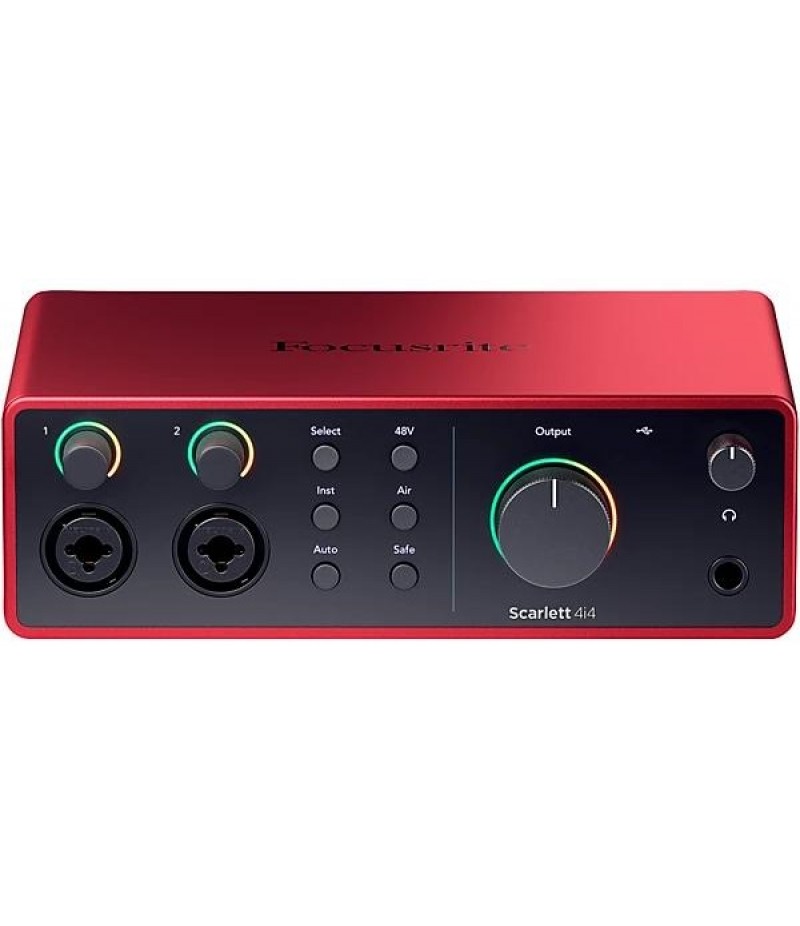 Focusrite Scarlett 4i4 USB-C Audio Interface Gen 4