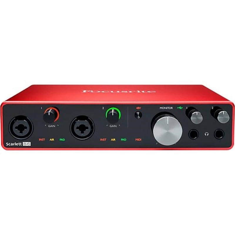 Focusrite Scarlett 8i6 USB Audio Interface Gen 3