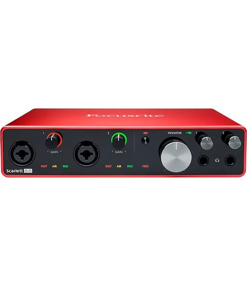 Focusrite Scarlett 8i6 USB Audio Interface Gen 3