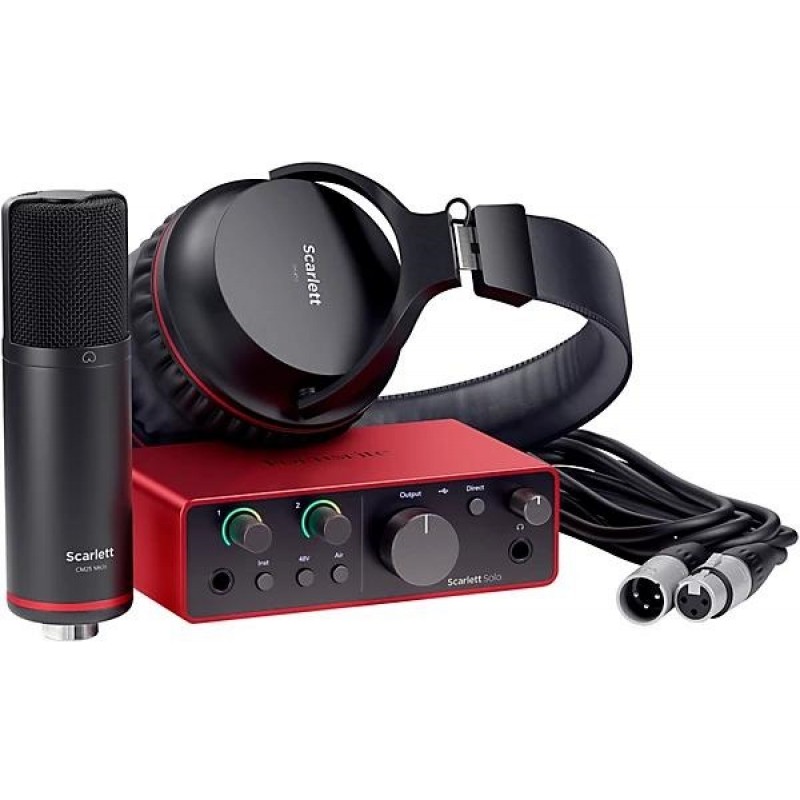 Focusrite Scarlett Solo Studio Pack Gen 4