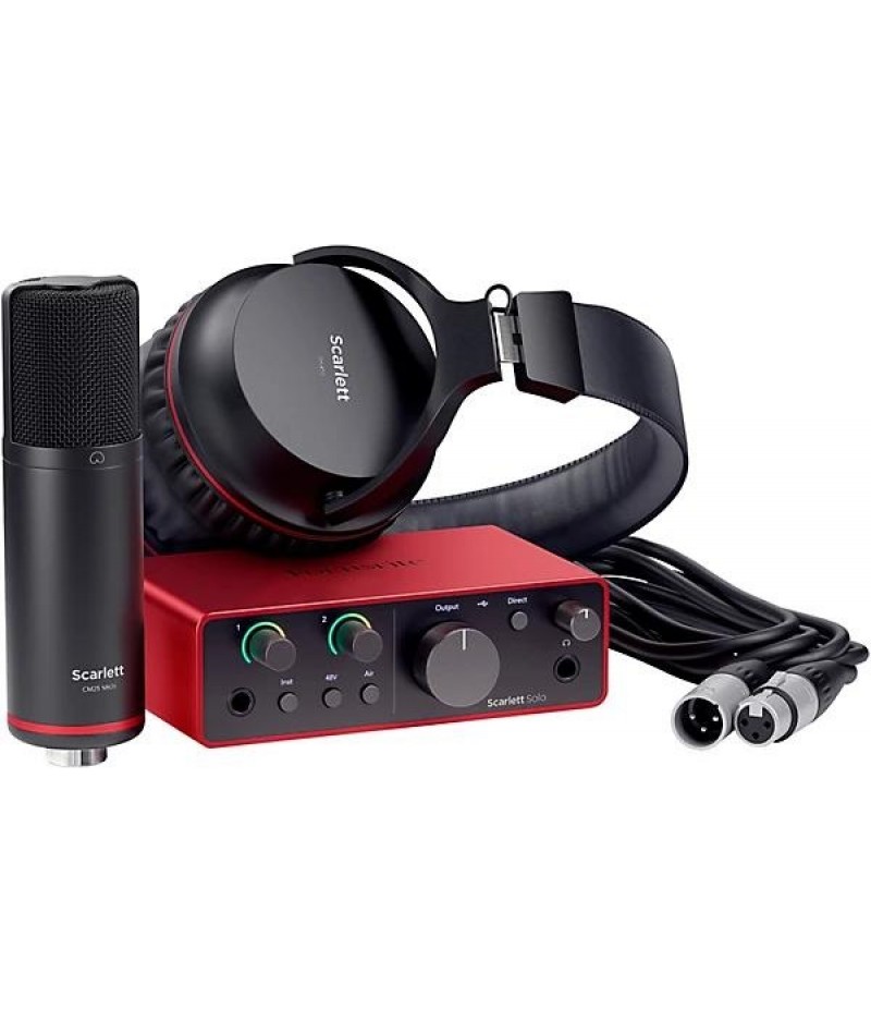 Focusrite Scarlett Solo Studio Pack Gen 4