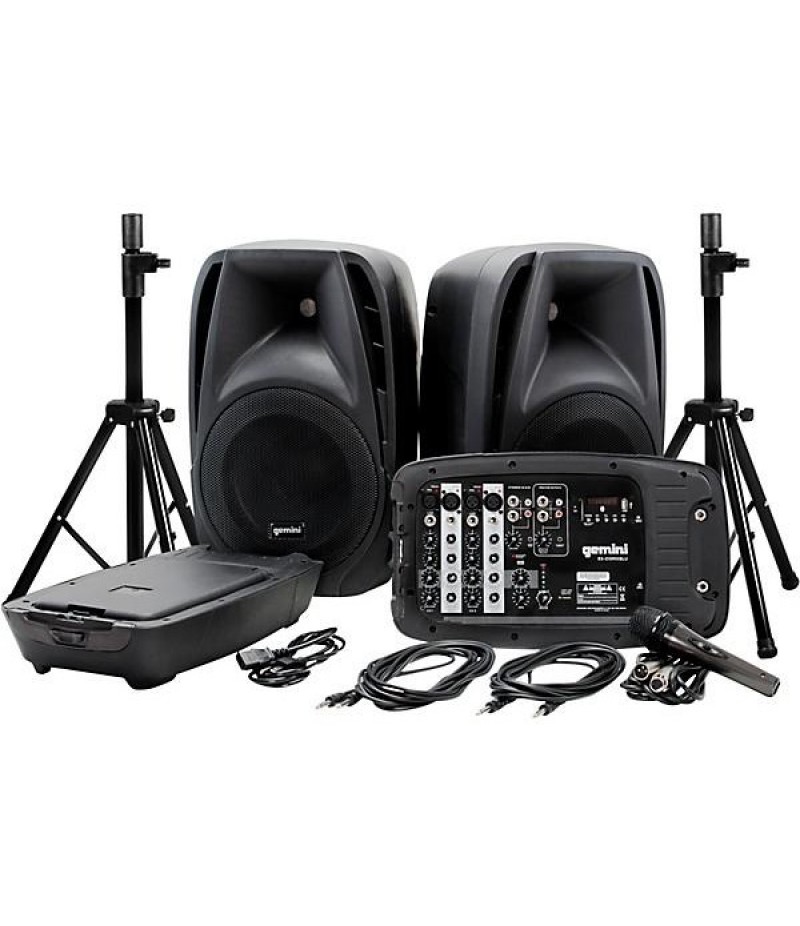 Gemini ES-210MXBLU-ST Portable PA System