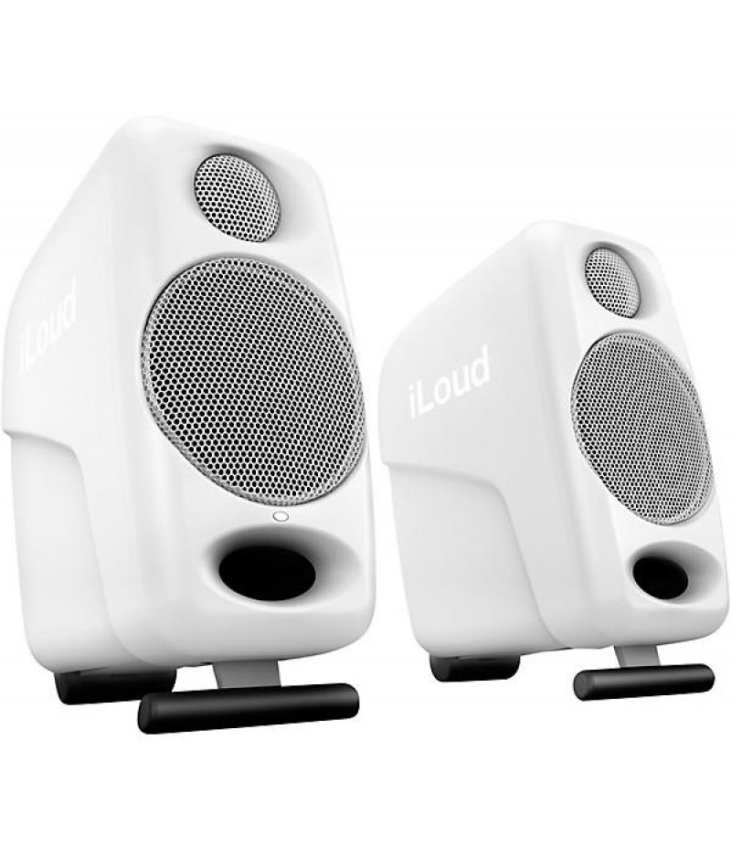 IK Multimedia iLoud Micro Monitor 3" Powered Studio Monitors (Pair), White