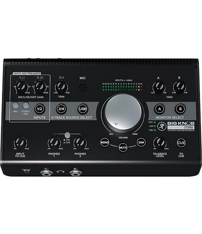 Mackie Big Knob Studio 3x2 Studio Monitor Controller and Interface - 192kHz USB I/O