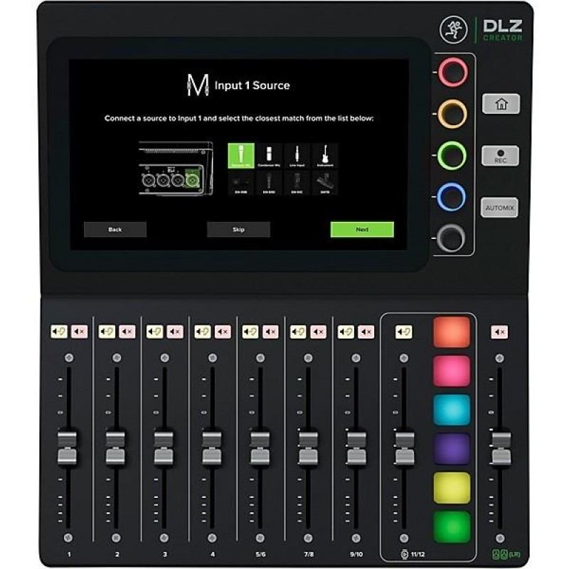 Mackie DLZ Creator Adaptive Digital Mixer for Podcasting and Streaming