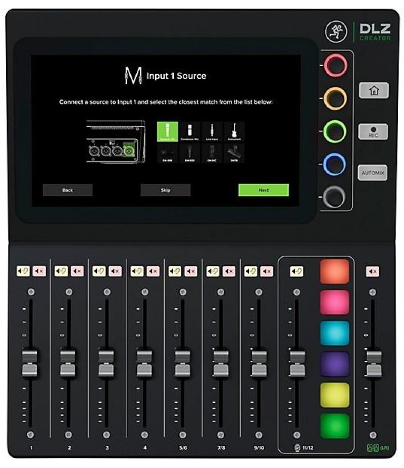 Mackie DLZ Creator Adaptive Digital Mixer for Podcasting and Streaming