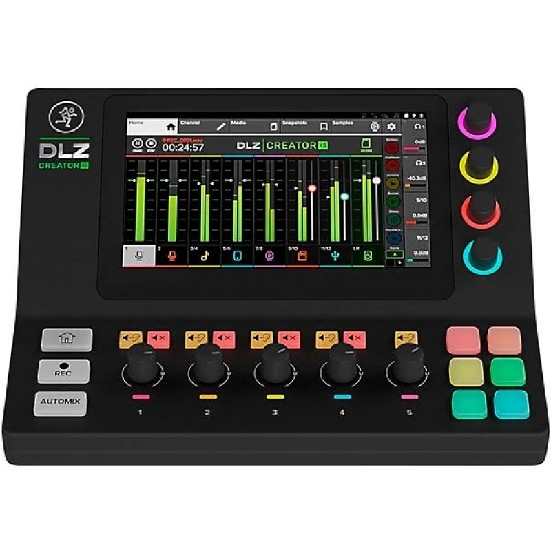 Mackie DLZ Creator XS Compact Adaptive Digital Mixer for Podcasting and Streaming