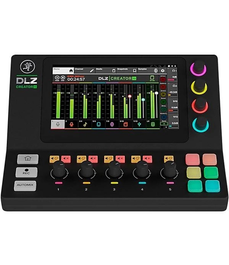 Mackie DLZ Creator XS Compact Adaptive Digital Mixer for Podcasting and Streaming