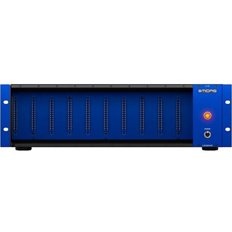 Midas 500 Series Rackmount Chassis for 10 Modules with Advanced Audio Routing