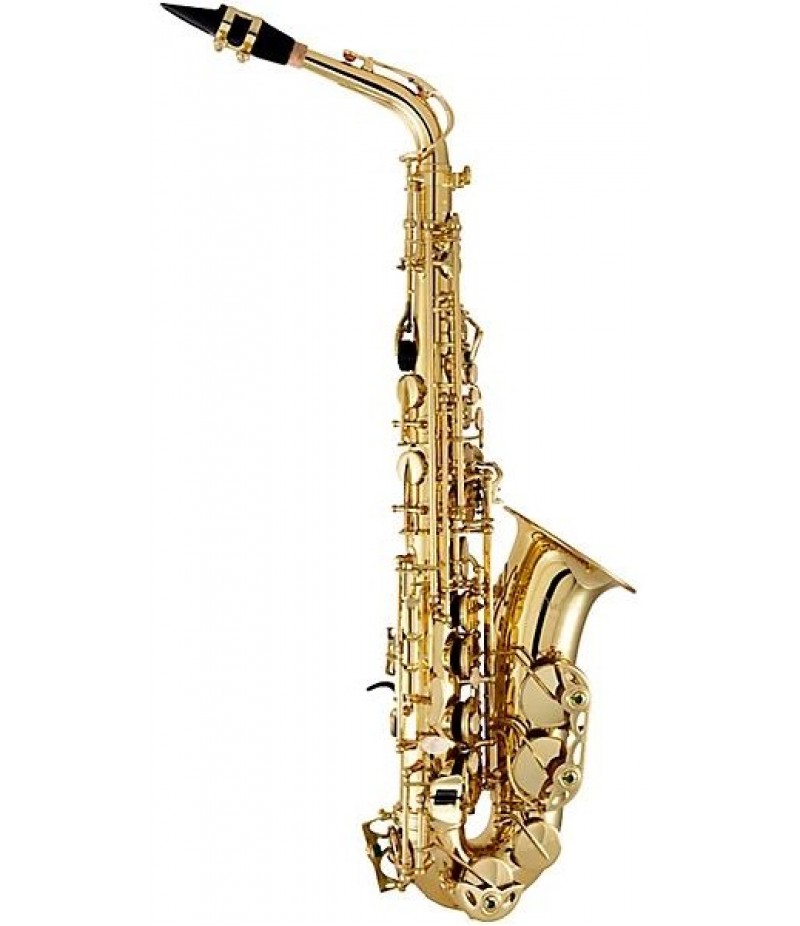 Prelude by Conn-Selmer PAS111 Alto Saxophone Outfit Lacquer Yellow Brass Keys