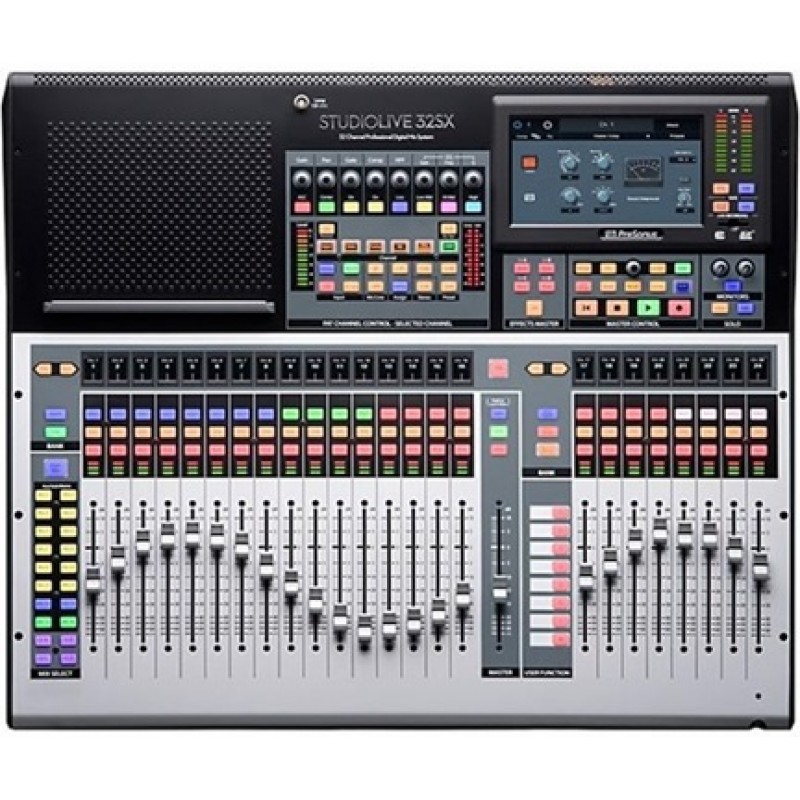 PreSonus StudioLive 32SX 32-Channel Mixer With 25 Motorized Faders and 64x64 USB Interface