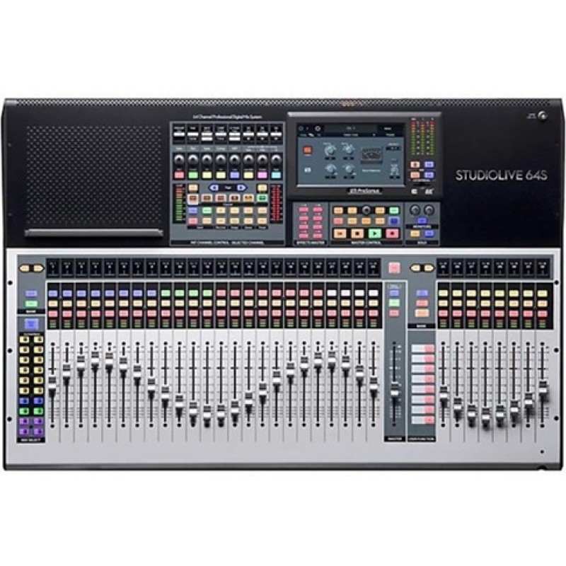 PreSonus StudioLive 64S 64-Channel Mixer With 43 Mix Busses, 33 Motorized Faders and 64x64 USB Interface