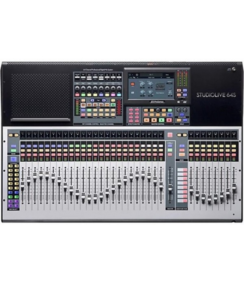 PreSonus StudioLive 64S 64-Channel Mixer With 43 Mix Busses, 33 Motorized Faders and 64x64 USB Interface