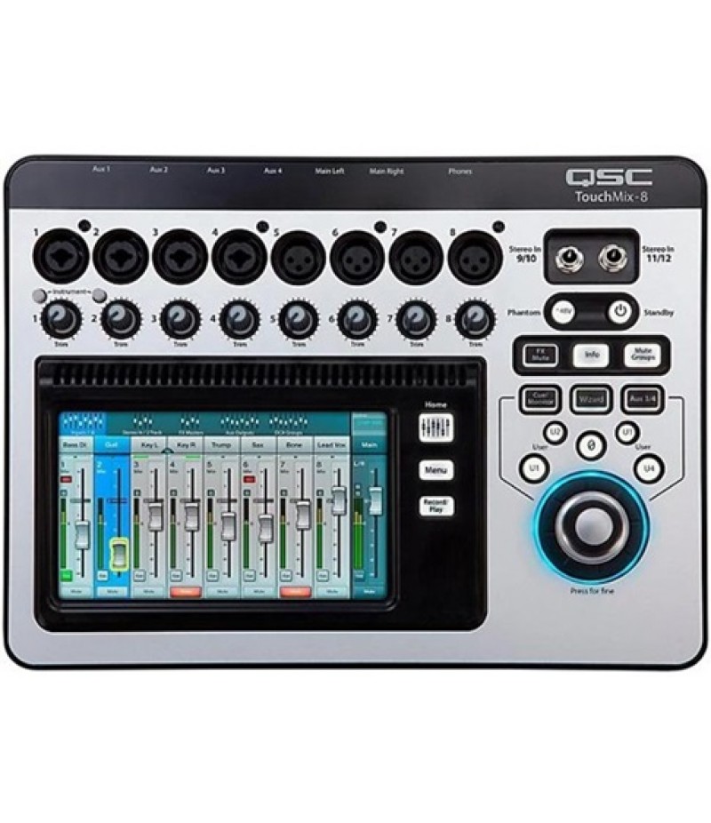 QSC TouchMix-8 8-Channel Compact Digital Mixer