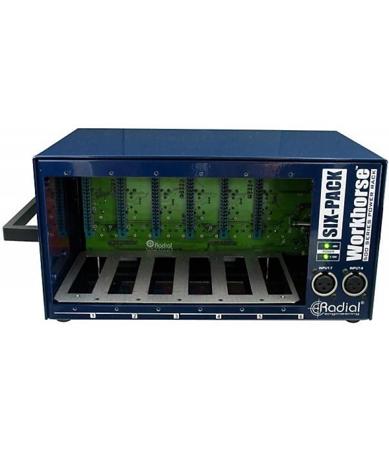 Radial Engineering Workhorse - SixPack 500 Series Desktop Rack