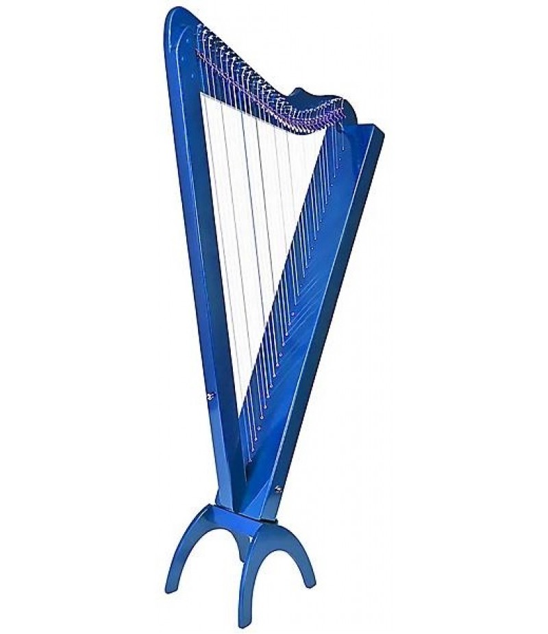 Rees Harps Grand Harpsicle Harp Blue