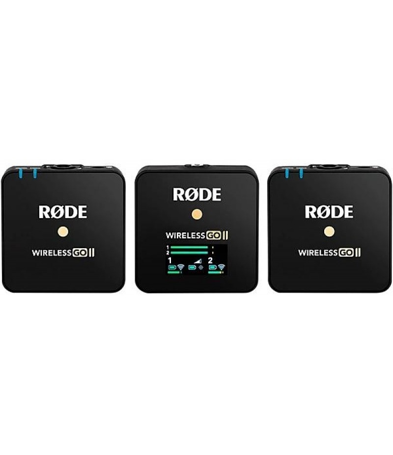 RODE Wireless Go II Dual-Channel Wireless Microphone System Black