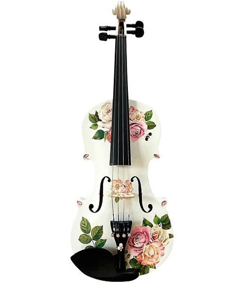 Rozanna's Violins Rose Delight Violin Outfit With Carbon Fiber Bow 4/4