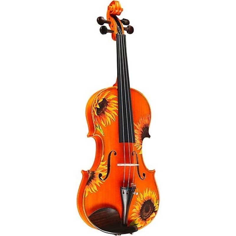 Rozanna's Violins Sunflower Delight Series Violin Outfit 4/4 Size