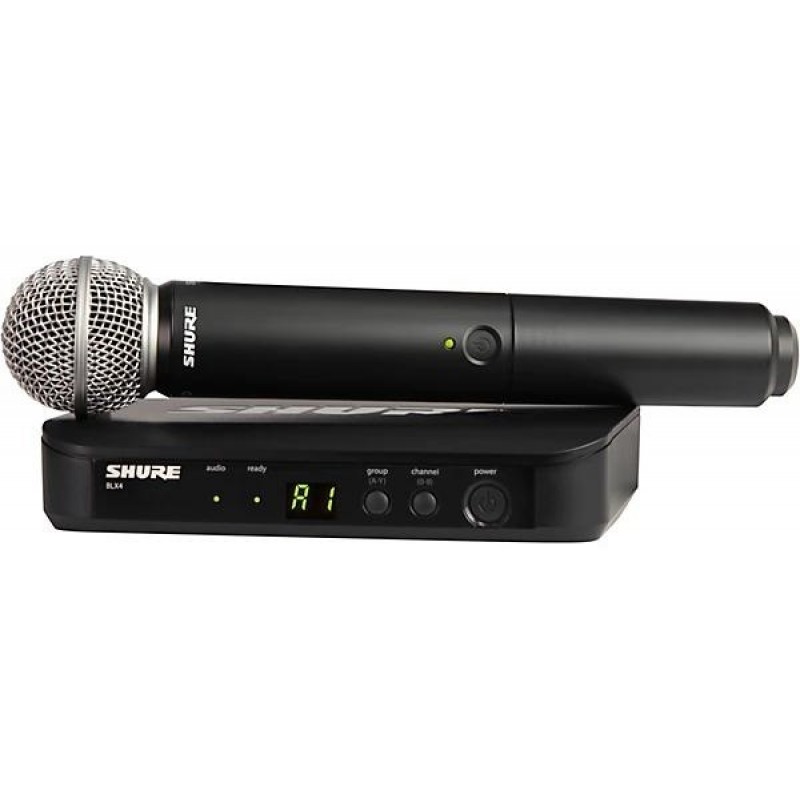 Shure BLX24/SM58 Handheld Wireless System With SM58 Capsule Band H11