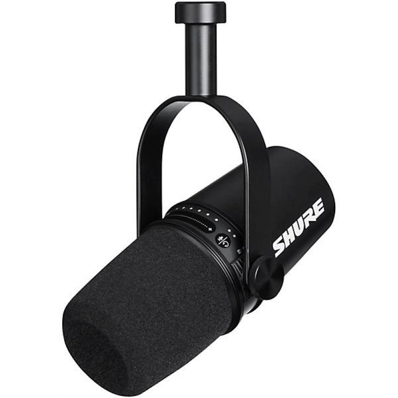 Shure MV7 USB and XLR Dynamic Microphone Black