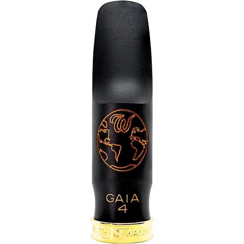 Theo Wanne GAIA 4 Alto Saxophone Hard Rubber Mouthpiece 6 Black