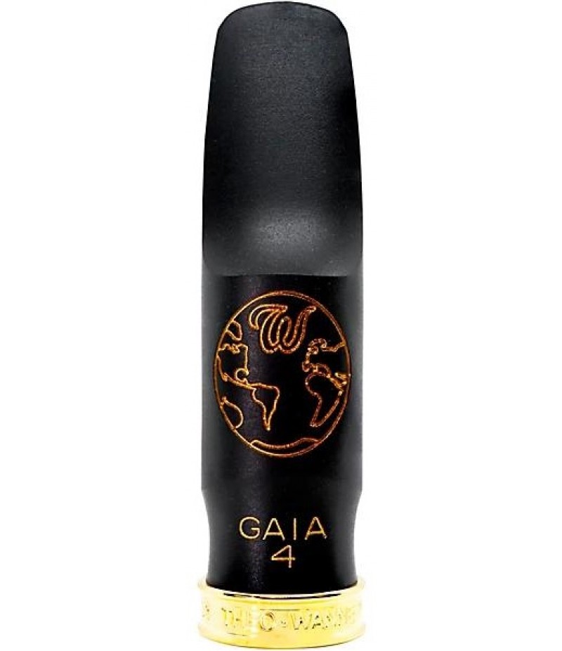 Theo Wanne GAIA 4 Alto Saxophone Hard Rubber Mouthpiece 6 Black