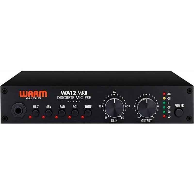 Warm Audio WA12 MKII Mic Pre Black