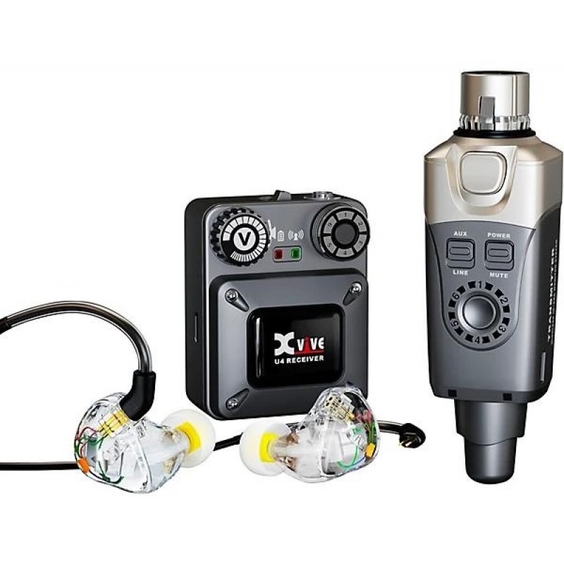 Xvive In-Ear Monitor Wireless System With T9 In-Ear Monitors and CU4 Carry Case