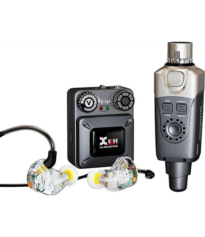 Xvive In-Ear Monitor Wireless System With T9 In-Ear Monitors and CU4 Carry Case