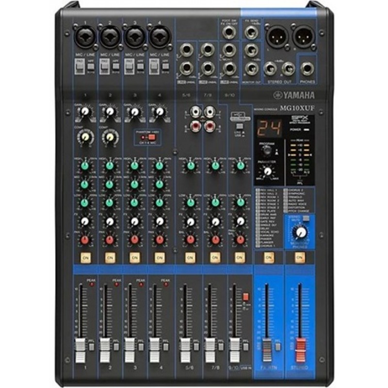 Yamaha MG10XUF 10-Channel Analog Mixer